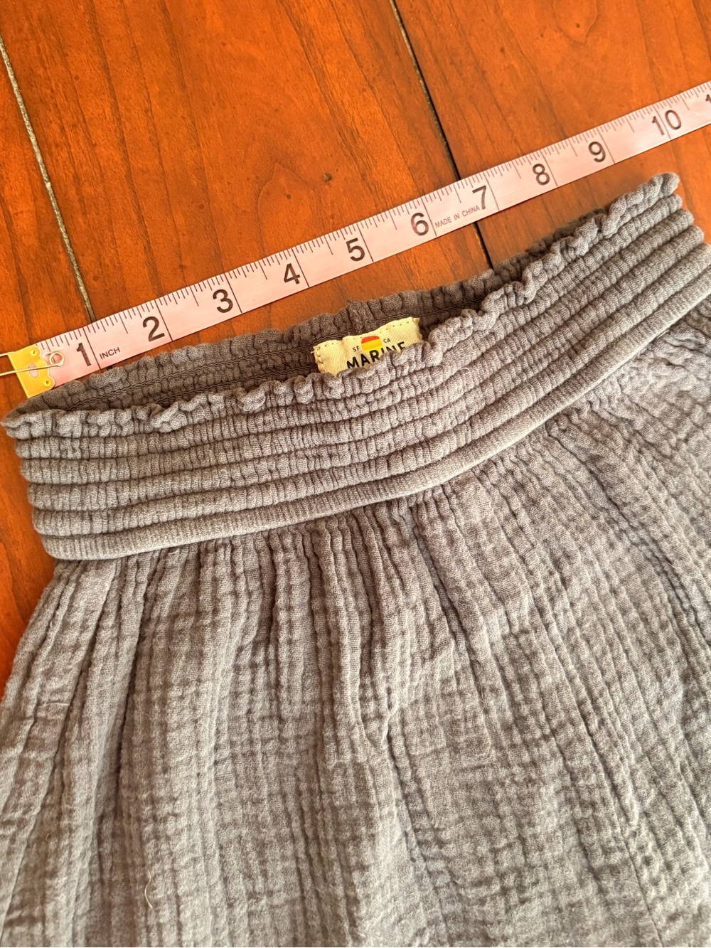 Marine Layer Corinne Gauze Wide Leg Pant - Picture 5 of 9